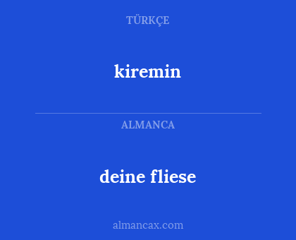 deine fliese - kiremin