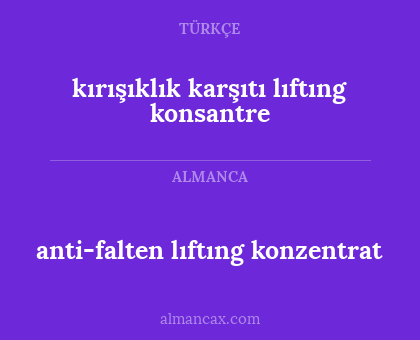 anti-falten lıftıng konzentrat - kırışıklık karşıtı lıftıng konsantre