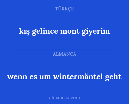 wenn es um wintermäntel geht - kış gelince mont giyerim