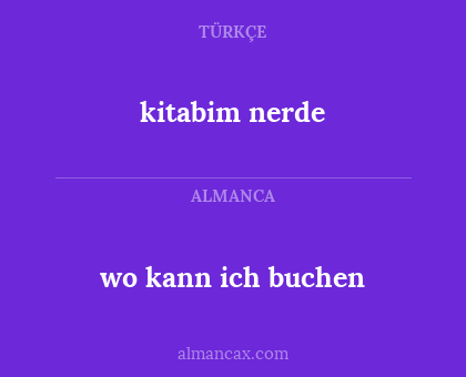 wo kann ich buchen - kitabim nerde