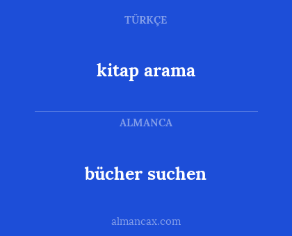 kitap arama - bücher suchen