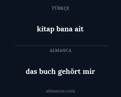 kitap bana ait - das buch gehört mir