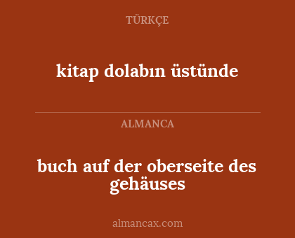 buch auf der oberseite des gehäuses - kitap dolabın üstünde