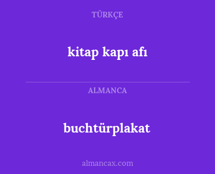 kitap kapı afı - buchtürplakat