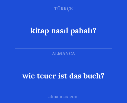 kitap nasıl pahalı? - wie teuer ist das buch?
