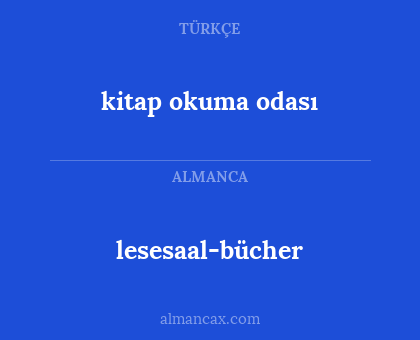 lesesaal-bücher - kitap okuma odası