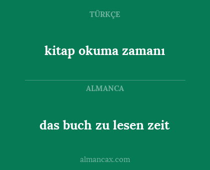 kitap okuma zamanı - das buch zu lesen zeit