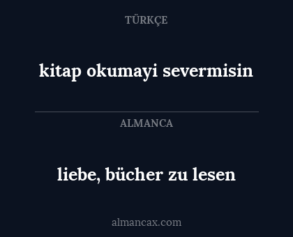 kitap okumayi severmisin - liebe, bücher zu lesen