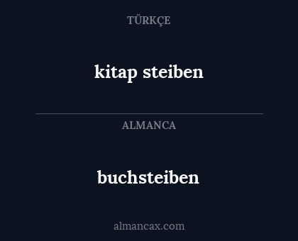kitap steiben - buchsteiben