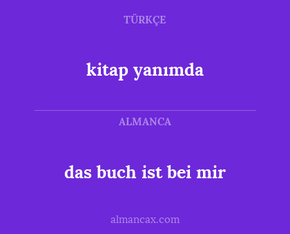 kitap yanımda - das buch ist bei mir