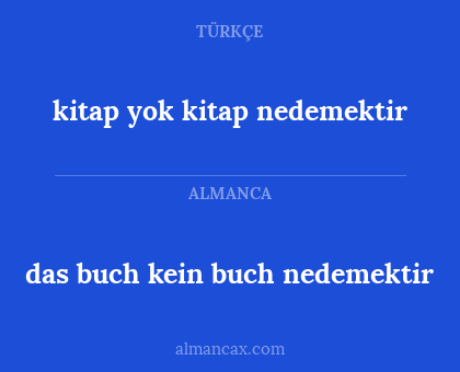 kitap yok kitap nedemektir - das buch kein buch nedemektir