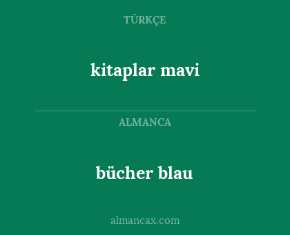 bücher blau - kitaplar mavi
