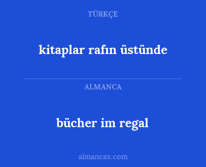bücher im regal - kitaplar rafın üstünde