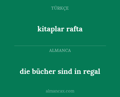 die bücher sind in regal - kitaplar rafta