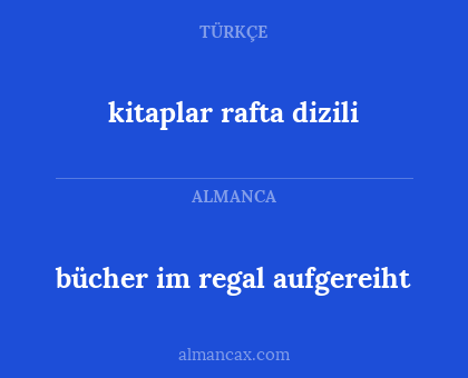 bücher im regal aufgereiht - kitaplar rafta dizili