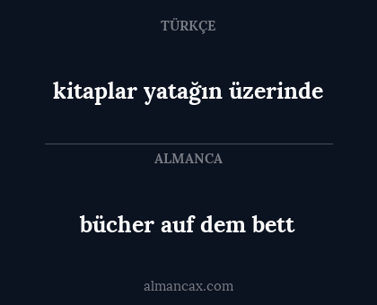 bücher auf dem bett - kitaplar yatağın üzerinde