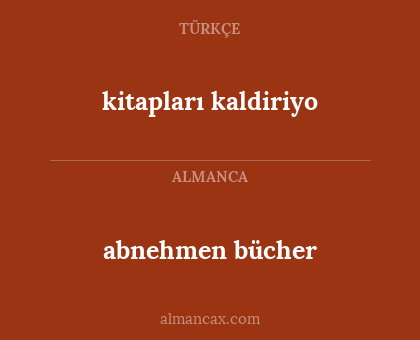abnehmen bücher - kitapları kaldiriyo