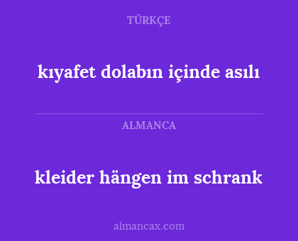 kıyafet dolabın içinde asılı - kleider hängen im schrank