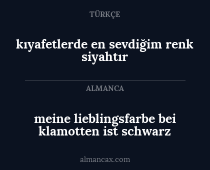 meine lieblingsfarbe bei klamotten ist schwarz - kıyafetlerde en sevdiğim renk siyahtır