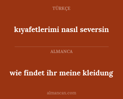 wie findet ihr meine kleidung - kıyafetlerimi nasıl seversin