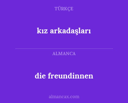 die freundinnen - kız arkadaşları