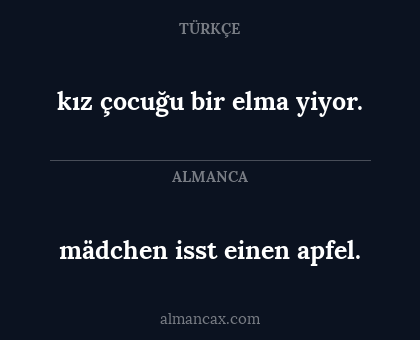 mädchen isst einen apfel. - kız çocuğu bir elma yiyor.