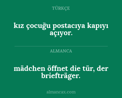 kız çocuğu postacıya kapıyı açıyor. - mädchen öffnet die tür, der briefträger.
