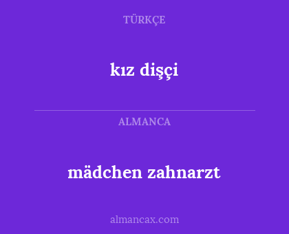 kız dişçi - mädchen zahnarzt