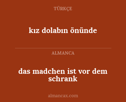 kız dolabın önünde - das madchen ist vor dem schrank