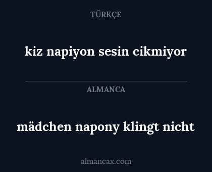 mädchen napony klingt nicht - kiz napiyon sesin cikmiyor