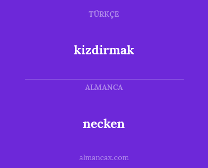 kizdirmak - necken