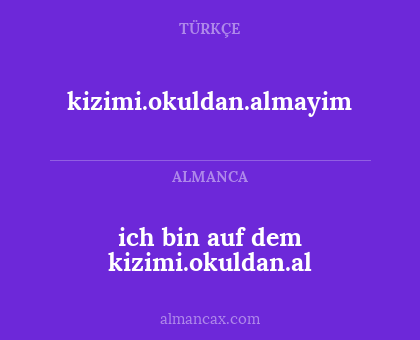 kizimi.okuldan.almayim - ich bin auf dem kizimi.okuldan.al