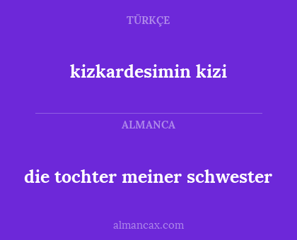 die tochter meiner schwester - kizkardesimin kizi
