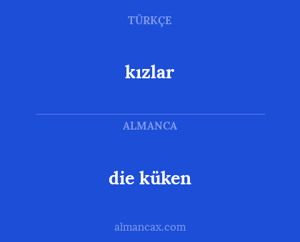 kızlar - die küken