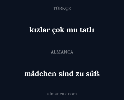 kızlar çok mu tatlı - mädchen sind zu süß