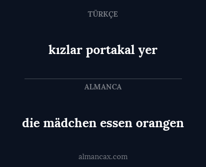 die mädchen essen orangen - kızlar portakal yer