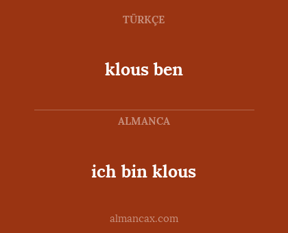 klous ben - ich bin klous