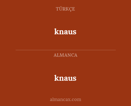 knaus - knaus