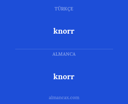 knorr - knorr