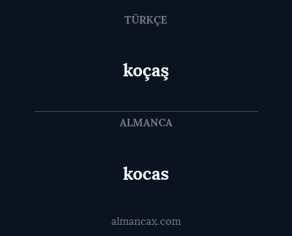 koçaş - kocas