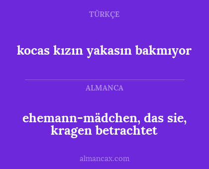 kocas kızın yakasın bakmıyor - ehemann-mädchen, das sie, kragen betrachtet
