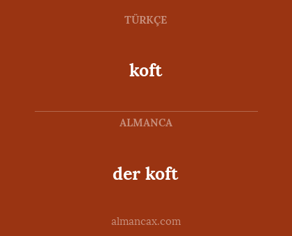 der koft - koft