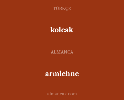 kolcak - armlehne