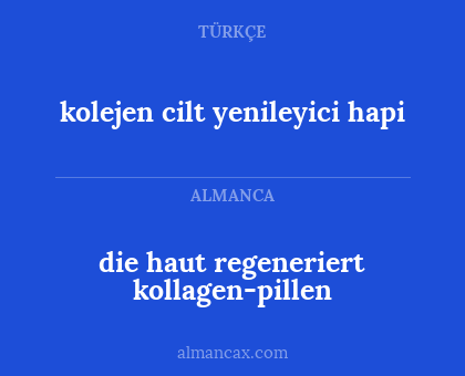 die haut regeneriert kollagen-pillen - kolejen cilt yenileyici hapi