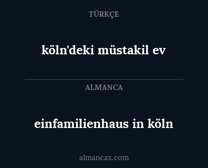 einfamilienhaus in köln - köln'deki müstakil ev