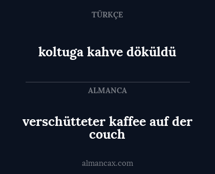 verschütteter kaffee auf der couch - koltuga kahve döküldü