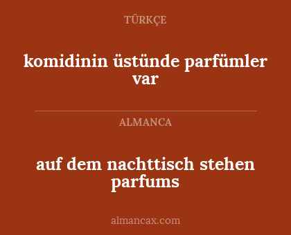 auf dem nachttisch stehen parfums - komidinin üstünde parfümler var