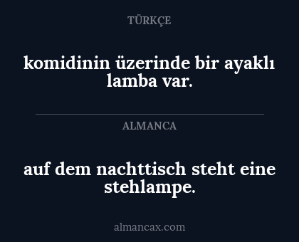 komidinin üzerinde bir ayaklı lamba var. - auf dem nachttisch steht eine stehlampe.