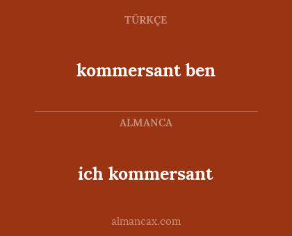 ich kommersant - kommersant ben