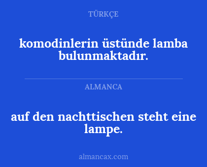 auf den nachttischen steht eine lampe. - komodinlerin üstünde lamba bulunmaktadır.